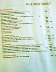 Zaza Club menu