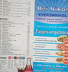 Bei Nikos Griechisch-türkischer Imbiss menu