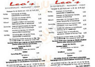 Leo's Schlemmer Café menu