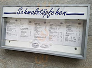 Schmalztöpfchen menu