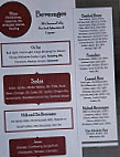Billys Corner Grille menu