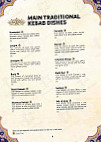 Farah Restaurant menu