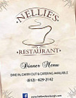 Nellie's Restaurant menu
