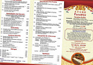 China Paradies Gaststätten menu