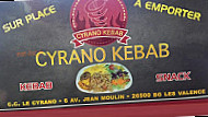 Cyrano Kebab menu