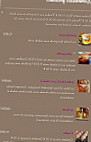 Anais Restaurant menu