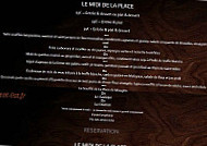 La Place de Mougins menu