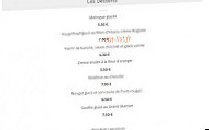 Au Fief Du Château menu