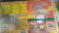 El Carrisal Mexican menu