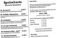 Bürgerhaus menu