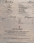 Les Oliviers menu