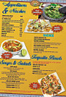El Tequila Mexican menu