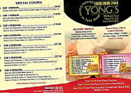 Youngs Chinese menu