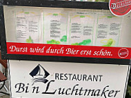 Bi´n Luchtmaker menu