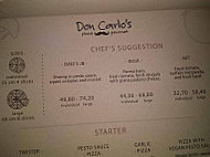 Don Carlo's Pizza Gourmet menu