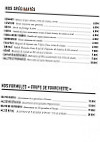 La Fourchette Libanaise menu