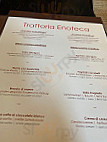 Trattoria Enoteca menu