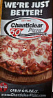 Chanticlear Pizza menu