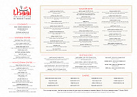 Thaal menu