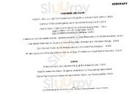 Club Astoria menu