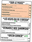 Cafe Odessa menu