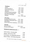 Cafe de Flore menu