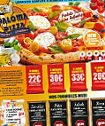 Paloma Pizza menu