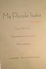 My Piccola Italia menu