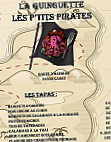 Les P'tits Pirates menu