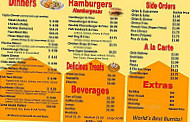 Burrito House menu