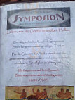 Symposion menu
