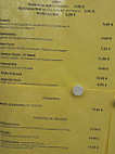 Restaurant Ambrosia menu