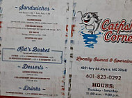 Catfish Plus menu