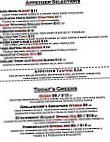 Oxford Grillehouse menu