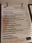 Taberna El Sibarita menu