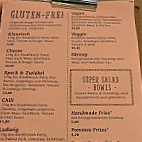 Ludwig Das Burger Restaurant menu