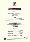 Gautier Des Bains Sarl menu