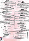 Bouvard Tavern menu