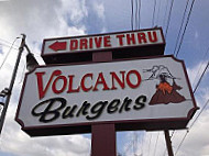 Volcano Burgers outside