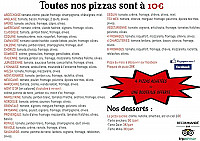 La Pizz' Meximieux menu