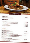 Feito Bife Steakhouse menu