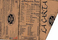 Taberna Pirata Nueva Hispaniola menu