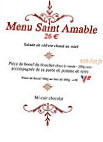 Le Saint Amable menu