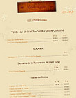 La Plancha menu