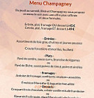 Le Champagney menu