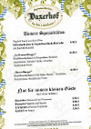 Daxerhof menu