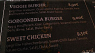 Duke Burger List menu