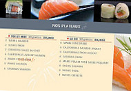 Sushi-riz menu