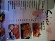 Sakura Sushi Steak House menu