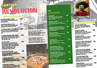 Cantina Revolucion menu